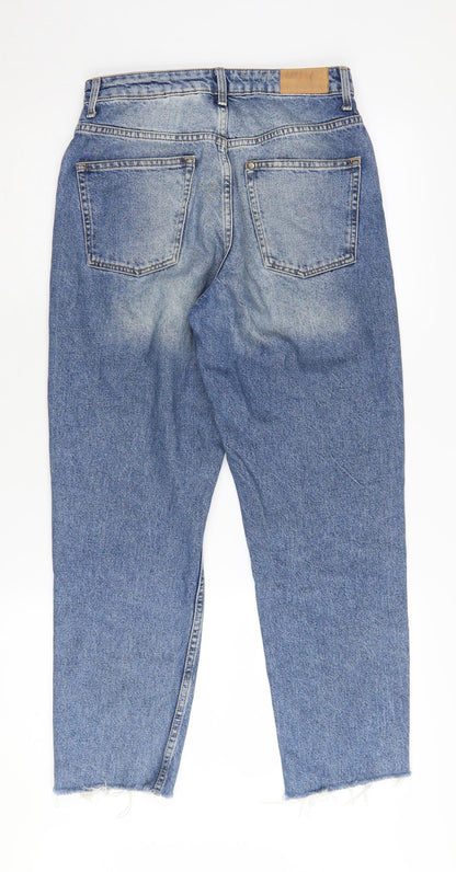 Womens UK Size 26/32 H&M Relaxed Fit Mom Blue Jeans
