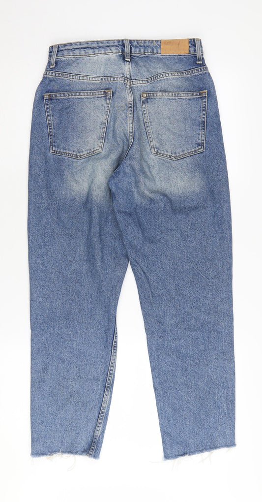 Womens UK Size 26/32 H&M Relaxed Fit Mom Blue Jeans