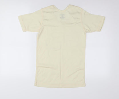Monte Carlo Women's Ivory Wool T-Shirt Size 6