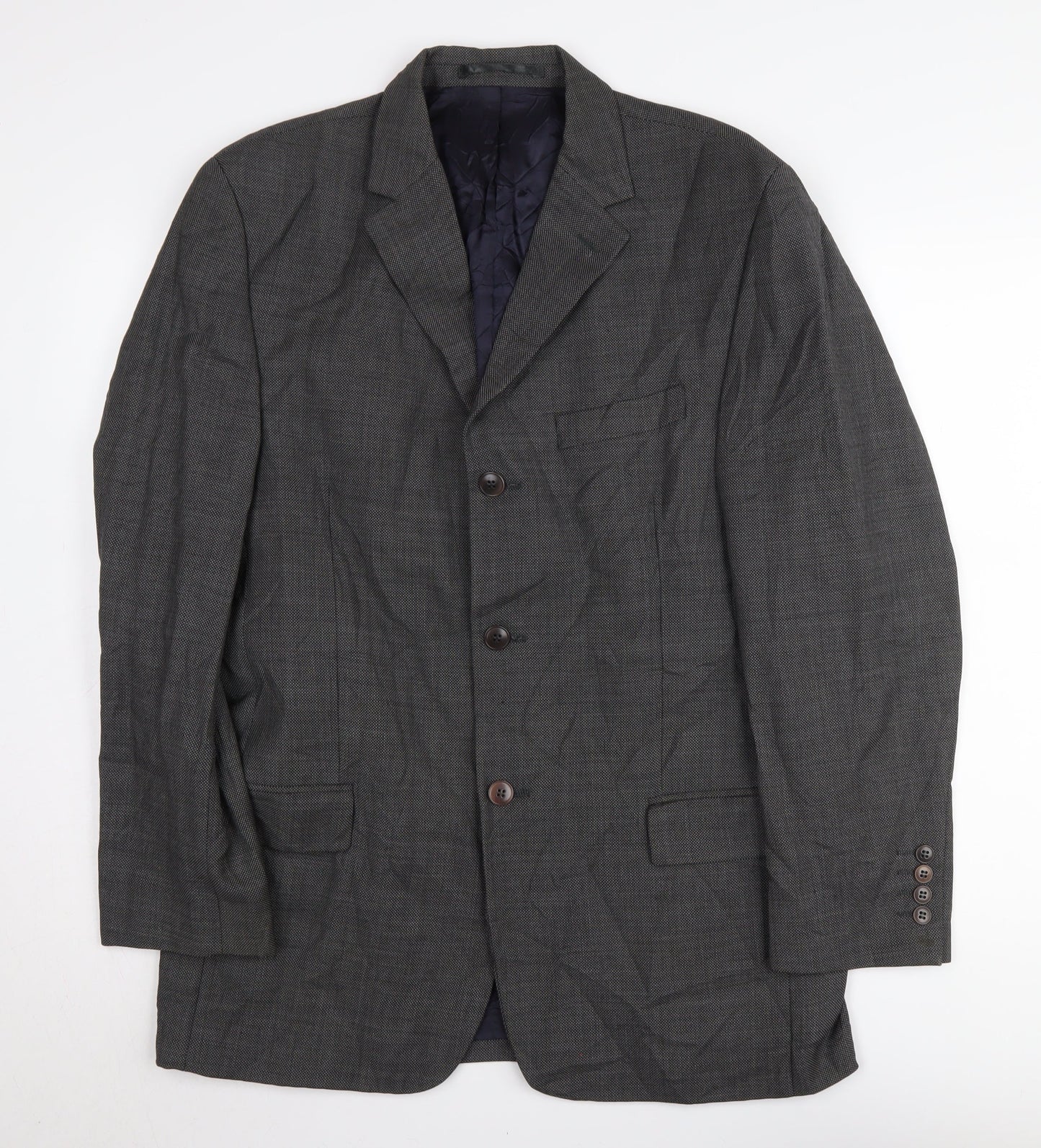 Mens UK Size 40 Pierre Cardin Regular Grey Suit Jacket