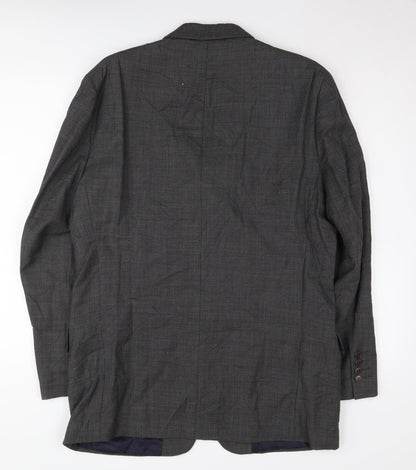 Mens UK Size 40 Pierre Cardin Regular Grey Suit Jacket