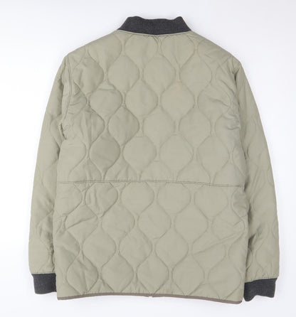 Mens UK Size M Burton Green Bomber Jacket