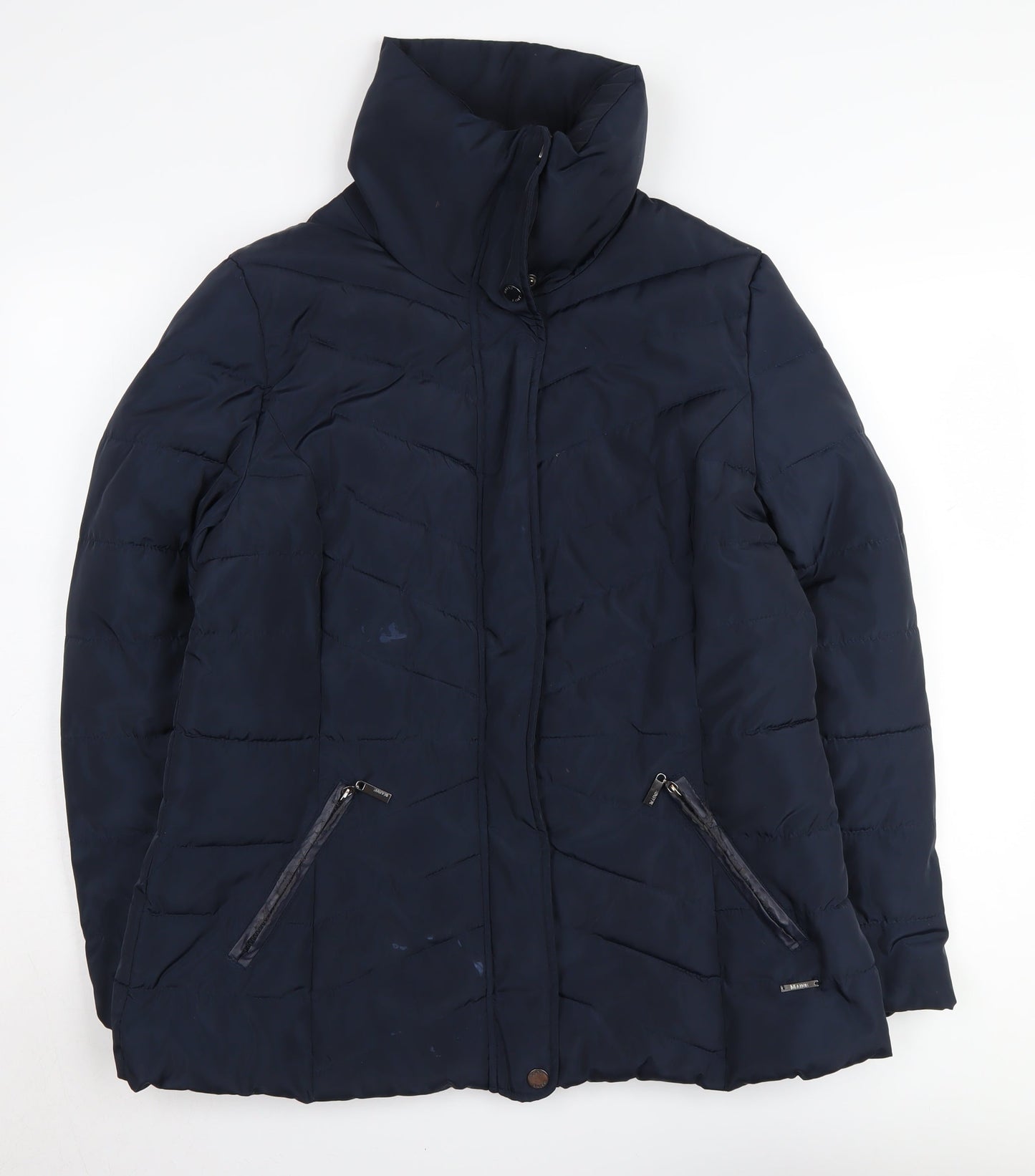 Debenhams Women's Blue Puffer Jacket Size 16