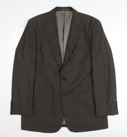 Mens UK Size 42 Greenwoods Regular Brown Suit Jacket