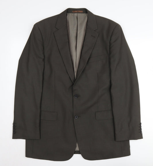 Mens UK Size 42 Greenwoods Regular Brown Suit Jacket
