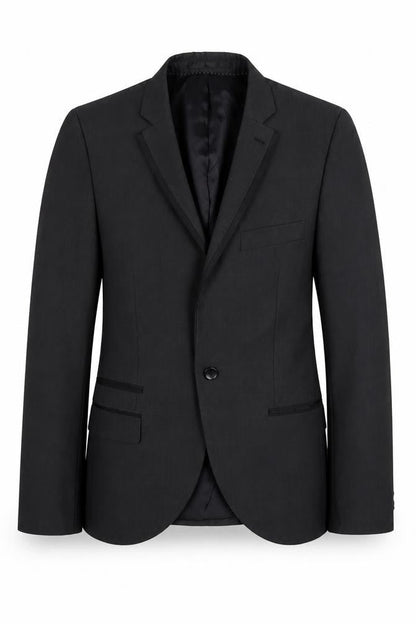 Mens UK Size 34 Topman Regular Black Suit Jacket