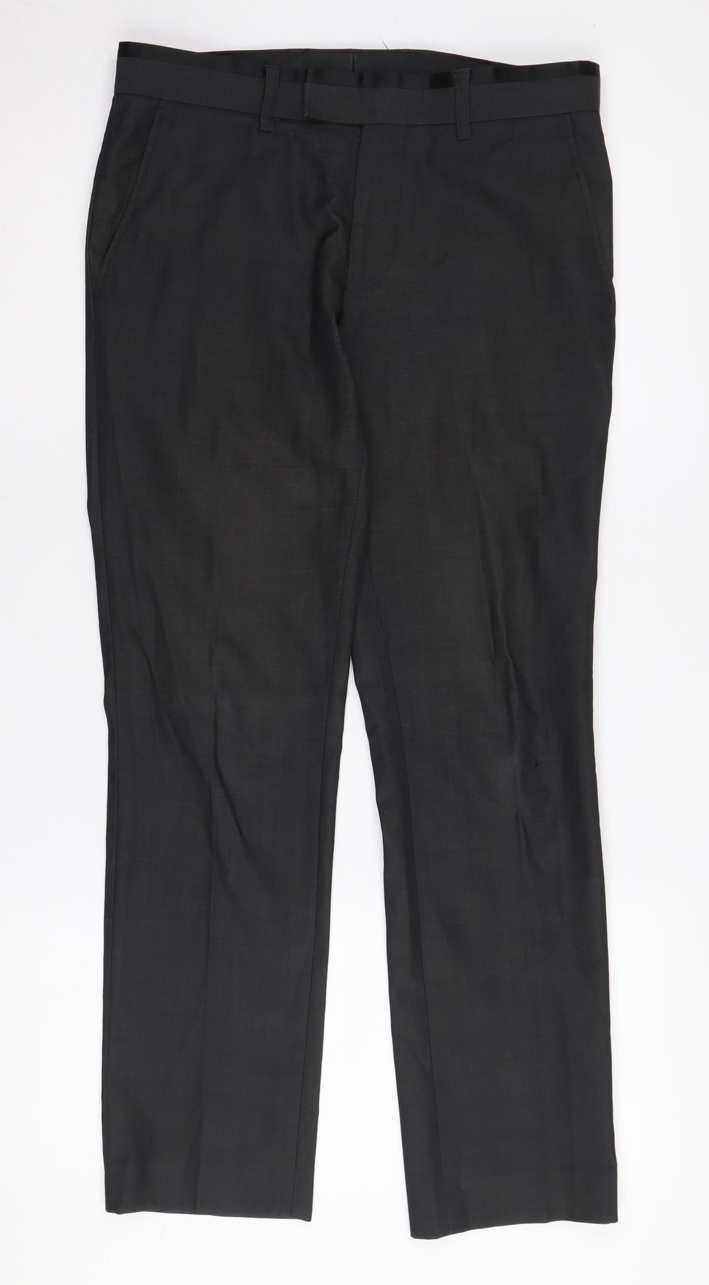Topman Men's Black Dress Trousers S 30in Formal