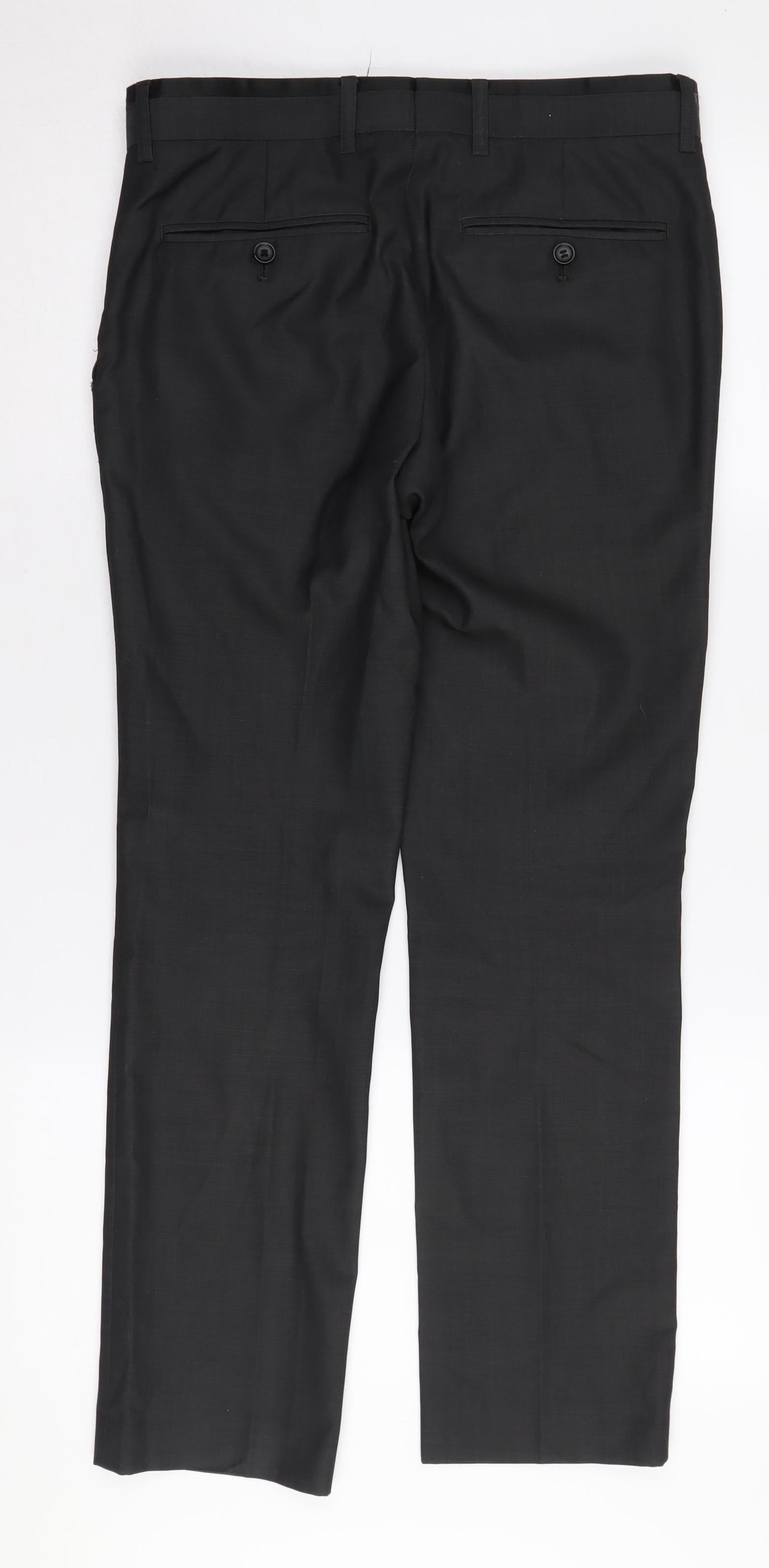Topman Men's Black Dress Trousers S 30in Formal