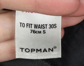 Topman Men's Black Dress Trousers S 30in Formal