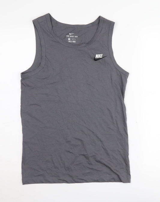 Nike Unisex Grey XS Athletic Tank for Gym Training