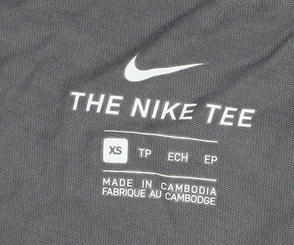 Nike Unisex Grey XS Athletic Tank for Gym Training