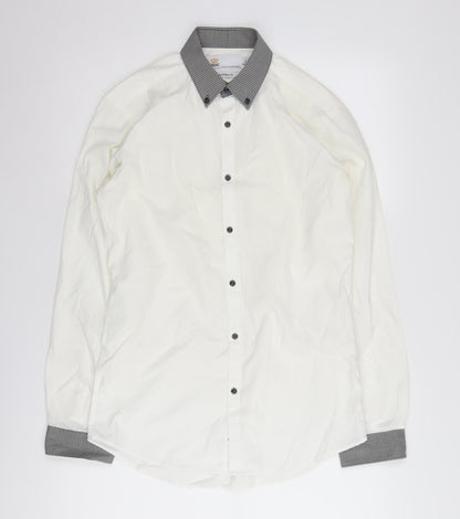 Mens UK Collar Size 37 cm NEXT Smart White  Dress Shirt