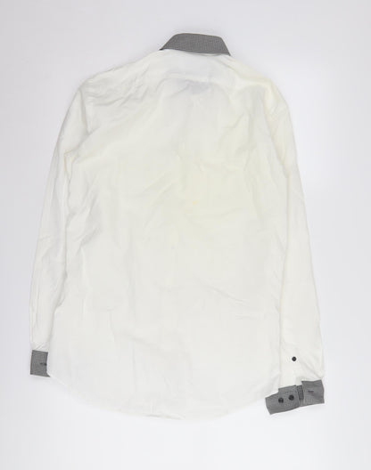 Mens UK Collar Size 37 cm NEXT Smart White  Dress Shirt