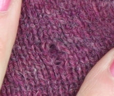 WoolOvers Men's Purple Wool Pullover S - High Neck Jumper