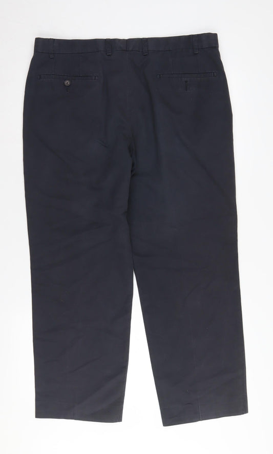 Marks and Spencer Men's Black Chino Trousers