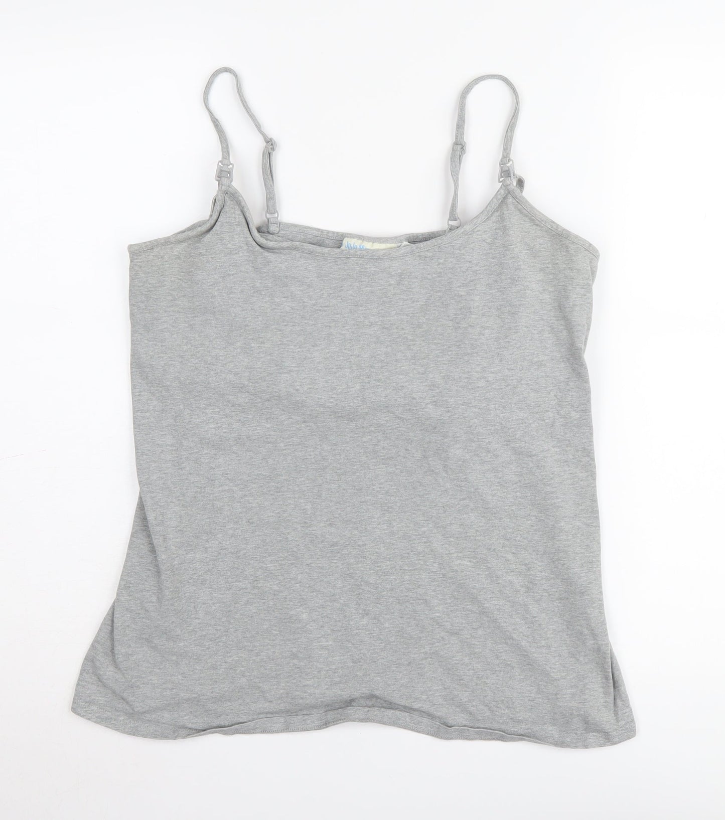 Womens UK Size L JoJo Maman Bébé Grey Camisole Tank