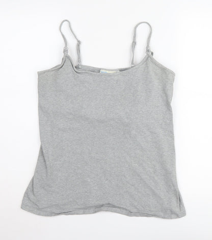 Womens UK Size L JoJo Maman Bébé Grey Camisole Tank