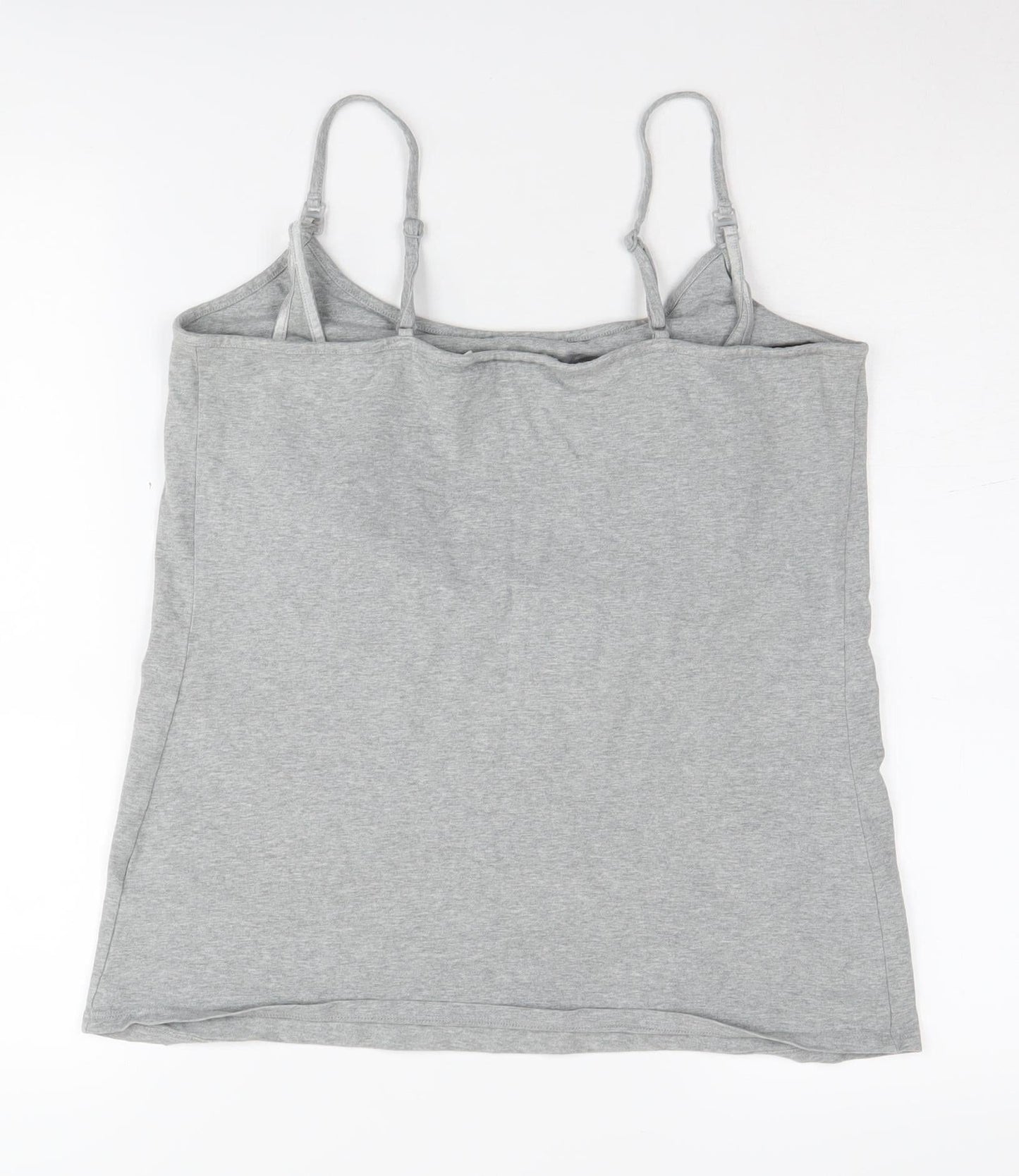 Womens UK Size L JoJo Maman Bébé Grey Camisole Tank