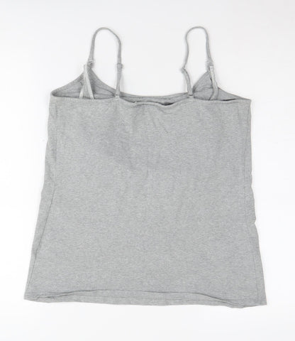 Womens UK Size L JoJo Maman Bébé Grey Camisole Tank