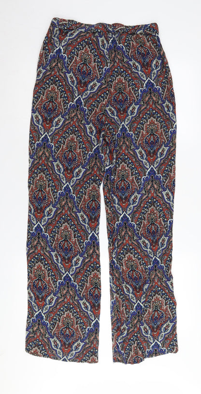 ONLY Women's Multicoloured Cropped Trousers Size 12