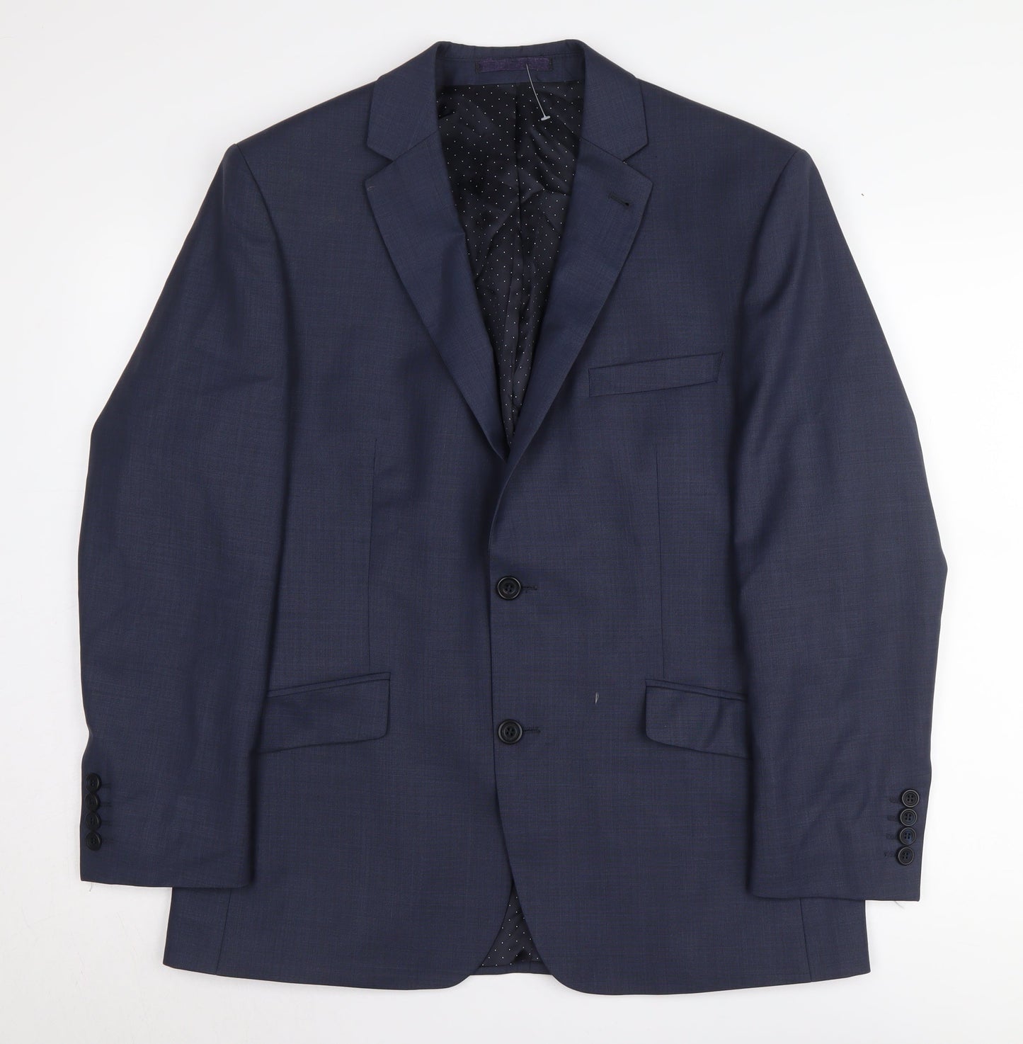 Mens UK Size 40 Jasper Conran Regular Blue Suit Jacket