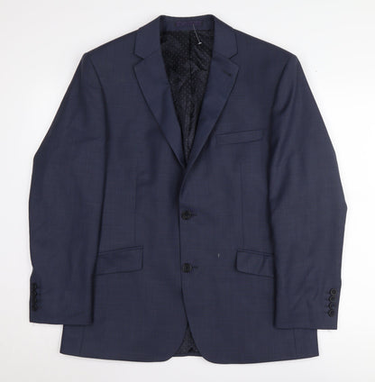 Mens UK Size 40 Jasper Conran Regular Blue Suit Jacket
