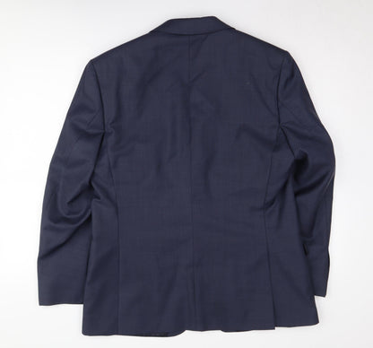 Mens UK Size 40 Jasper Conran Regular Blue Suit Jacket