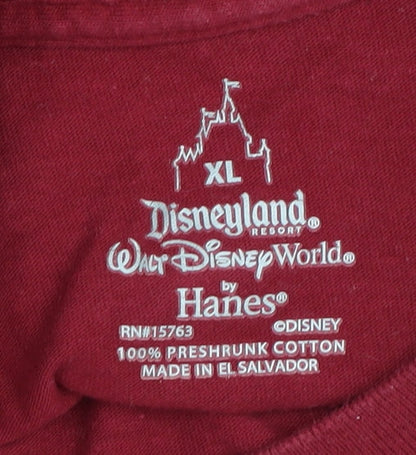 Hanes Boys Disney Red XL T-Shirt - Mickey & Friends Adventure