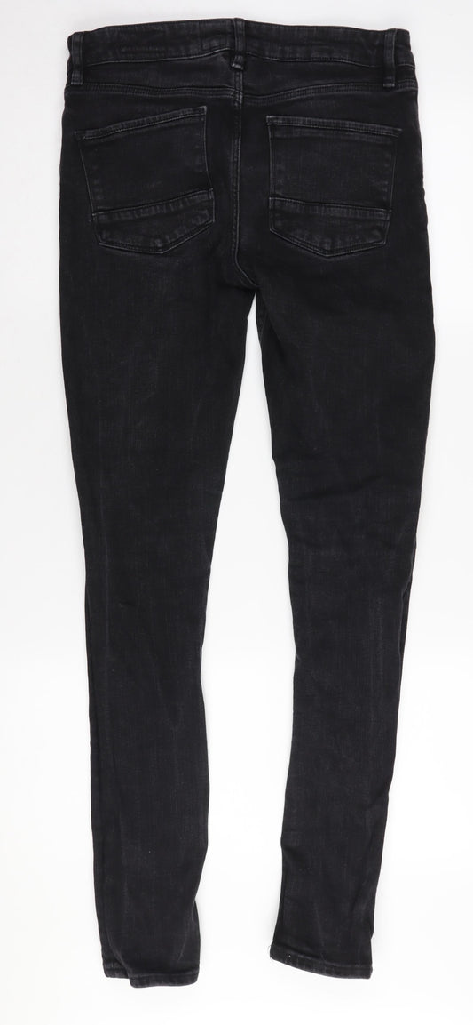 ASOS Women's Black Skinny Jeans L Slim Fit Denim