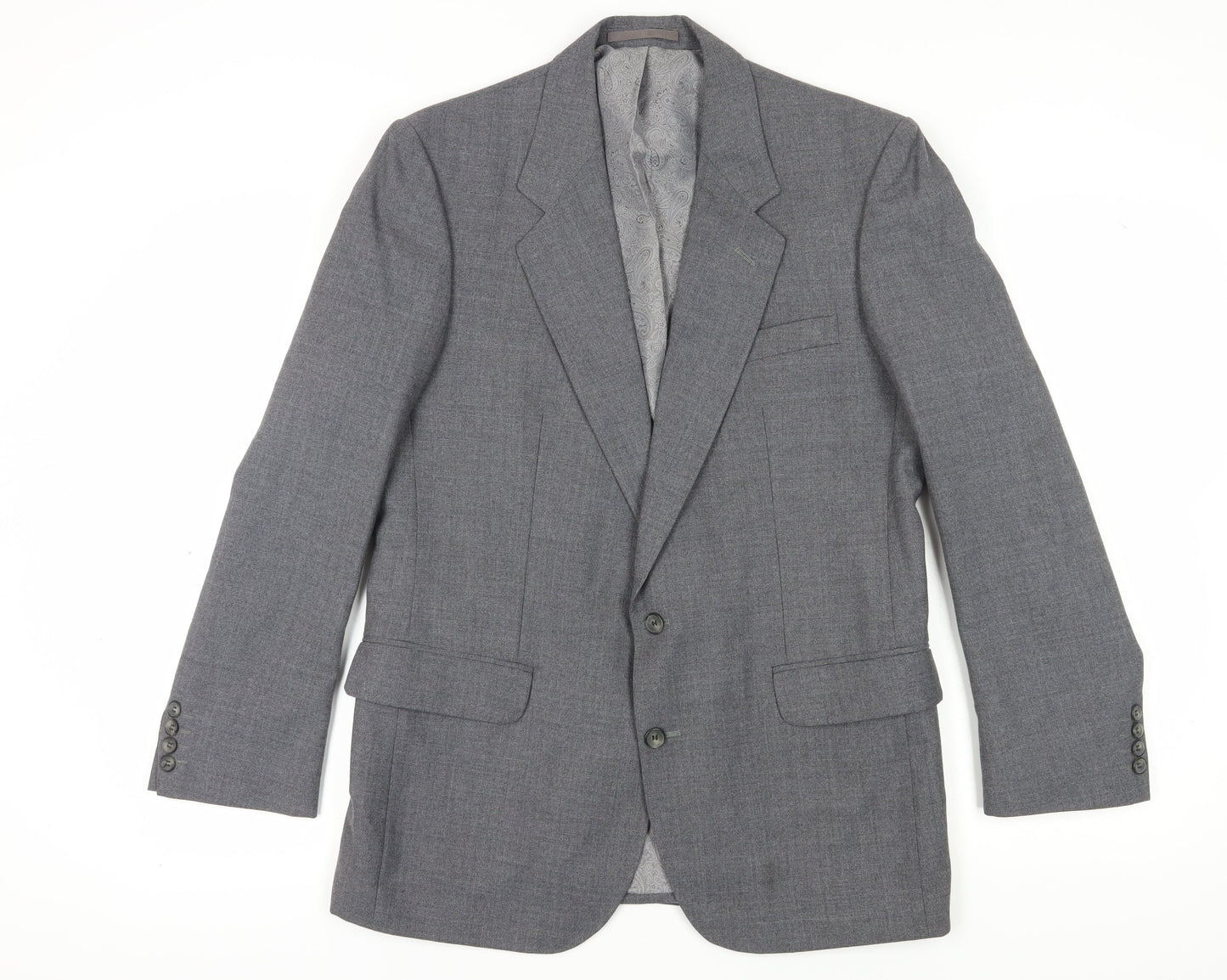 Mens UK Size 40 Centaur Regular Grey Suit Jacket
