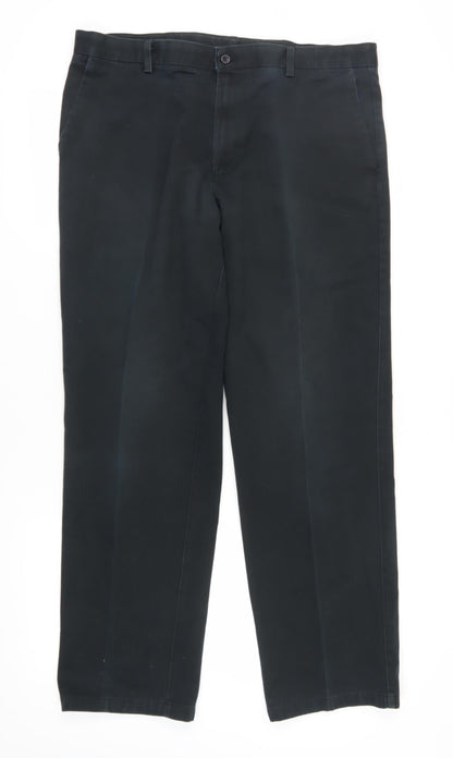 Dockers Men's Black Chino Trousers Size 40 Classic
