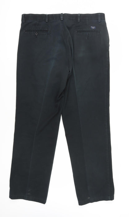 Dockers Men's Black Chino Trousers Size 40 Classic