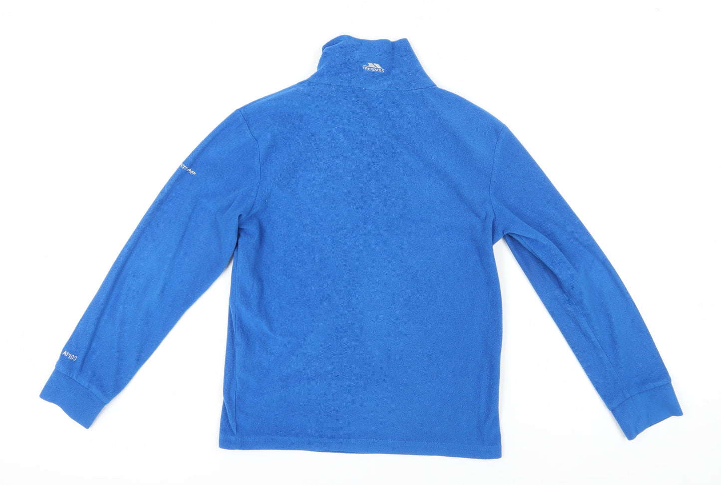 Trespass Boys Blue Fleece 1/4 Zip Sweatshirt Size 12