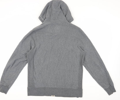 Mens UK Size L Lee Cooper Grey Full Zip Hoodie