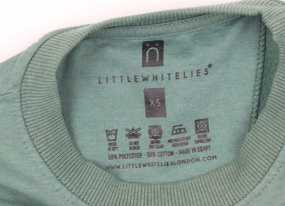 Little White Lies Green Camouflage Sweatshirt XS