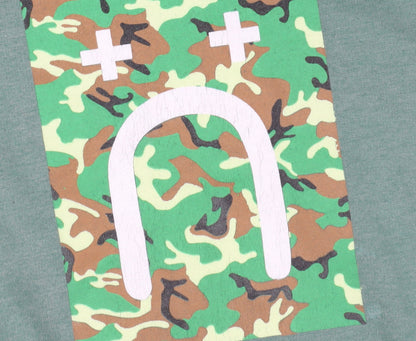 Little White Lies Green Camouflage Sweatshirt XS