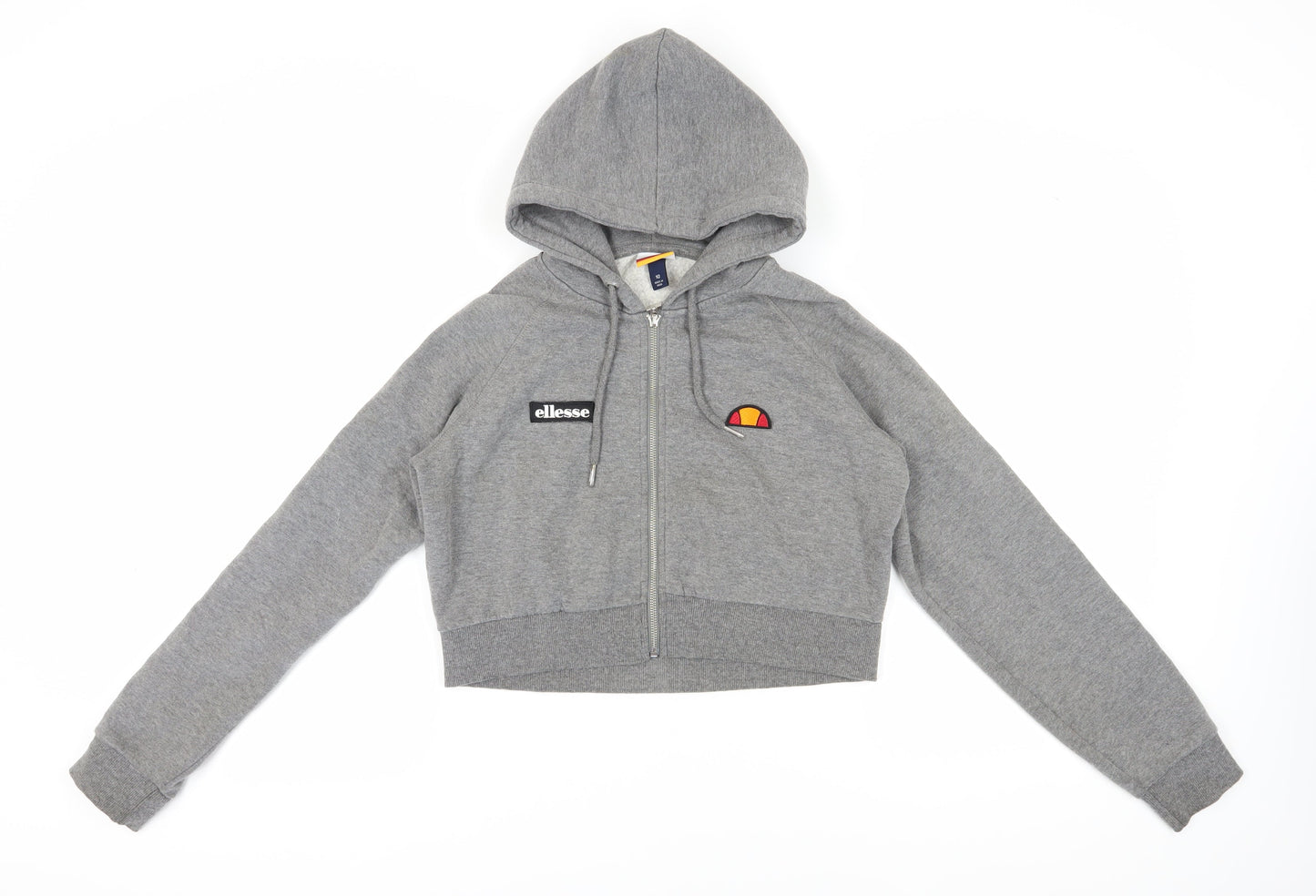 Ellesse Women's Grey Full Zip Hoodie Size 10
