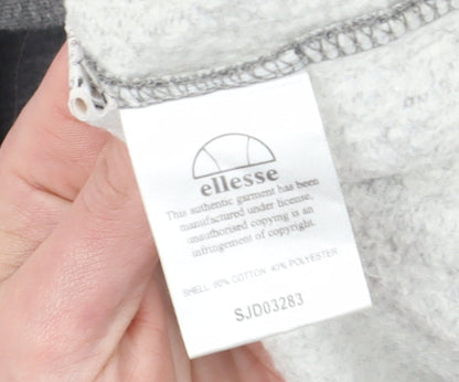 Ellesse Women's Grey Full Zip Hoodie Size 10