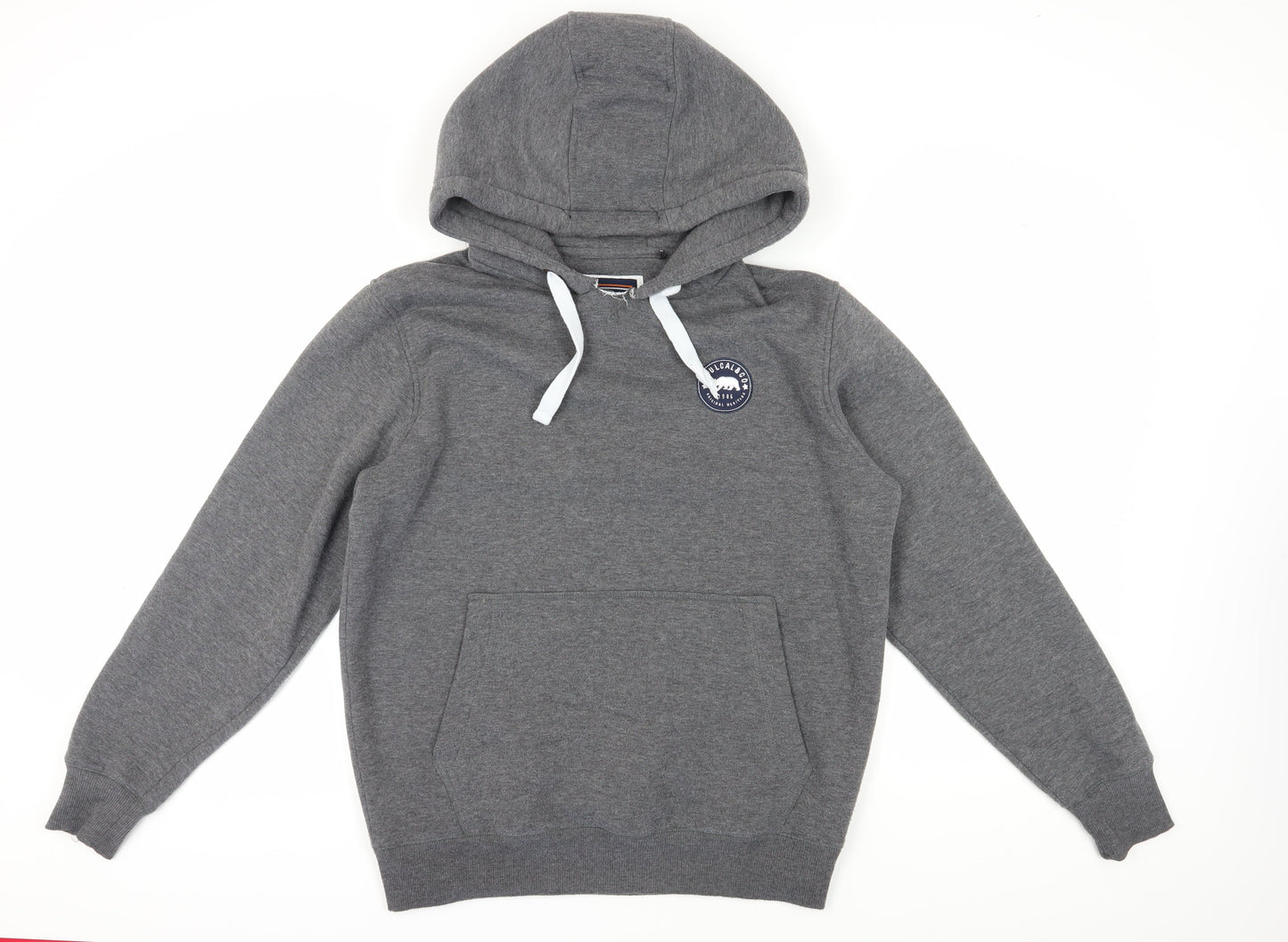 Mens UK Size L SoulCal & Co Grey Pullover Hoodie