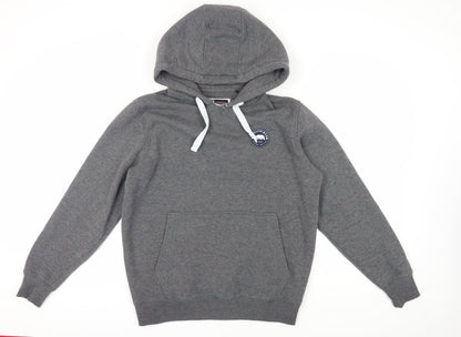 Mens UK Size L SoulCal & Co Grey Pullover Hoodie