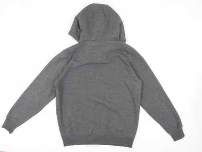 Mens UK Size L SoulCal & Co Grey Pullover Hoodie