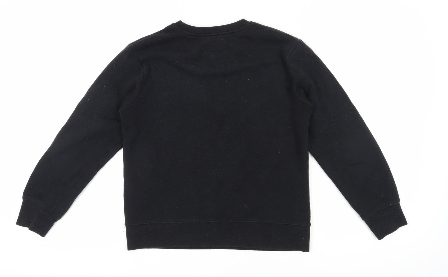 Jordan Boys Black Pullover Sweatshirt L Basketball Logo