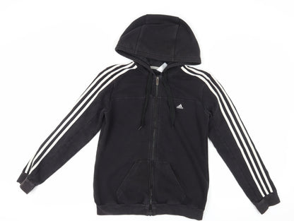 Adidas Women's Black Full Zip Hoodie S