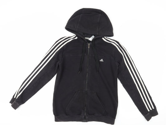 Adidas Women's Black Full Zip Hoodie S