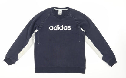 Adidas Unisex Blue S Pullover Sweatshirt