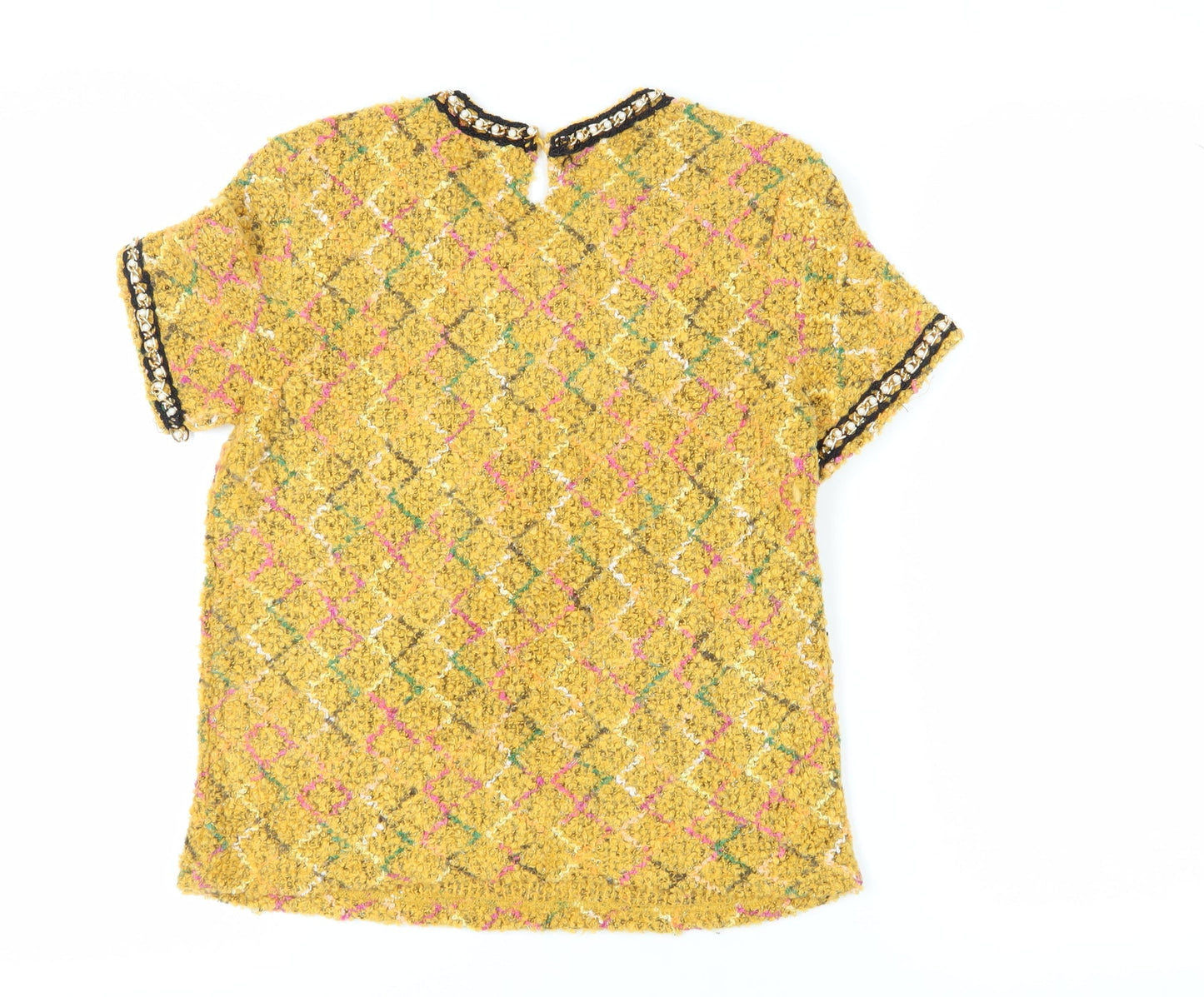 Womens UK Size 12 Zara Multicoloured Tunic Blouse