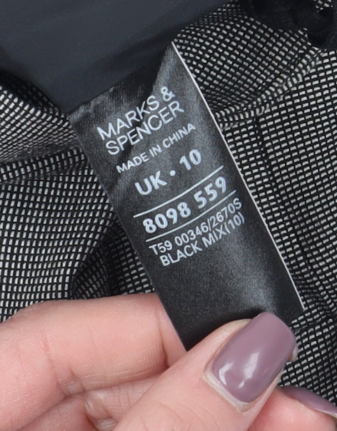 Marks and Spencer Women's Black Pencil Skirt Size 10