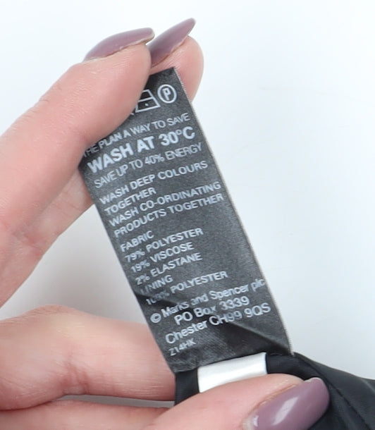 Marks and Spencer Women's Black Pencil Skirt Size 10