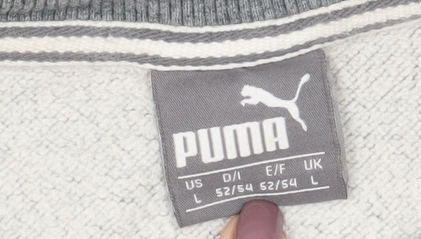 Mens UK Size L PUMA Grey Pullover Sweatshirt