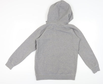 Womens UK Size 10 Jack Wills Grey Pullover Hoodie